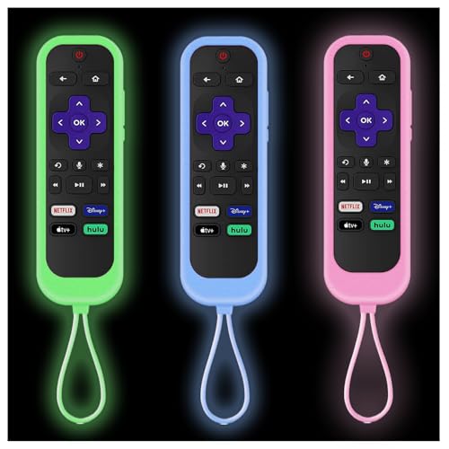 Remote Cover for Hisense Roku Remote Replacement Onn Roku Silicone Sleeve