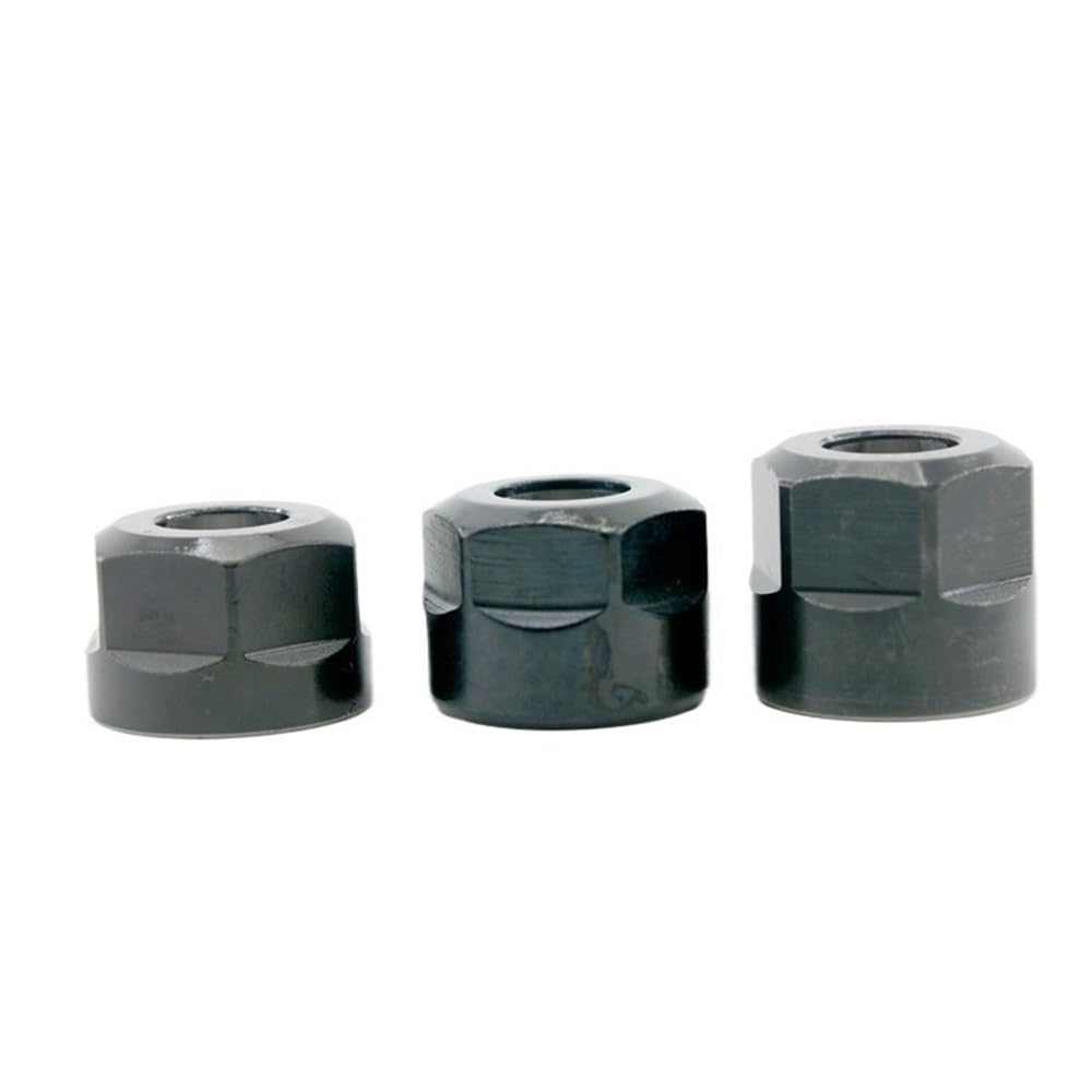1pc M14x0.75 M15x1 ER11 Metal Collet Clamping Nut - Anti-Loosening Chuck Nut for Engraving Machines(M15x1)