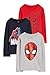 Produktbild C&A Kinder Jungen T-Shirt Langärmelig Motivprint Spider-Man 3er Pack|Multipack dunkelblau 104
