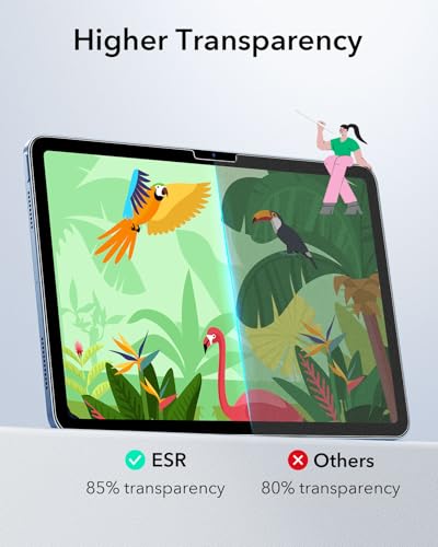 ESR 2 Pack Paper-Feel Screen Protector for iPad 11th/10th Generation A16 (11/10.9 Inch, 2025/2022), Write and Draw Like on Paper, Scratch Protection with Easy Application Tray, Thin and Responsive - Image 6
