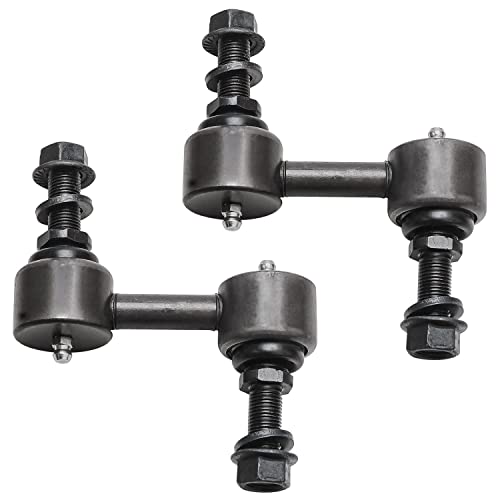 Image of Detroit Axle - 6pc Struts Sway Bars for 2014 2015 2016 Subaru Forester, 4 Front Rear Struts with Coil Springs 2 Front Sway Bars Suspension Replacement