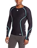 SKINS Men's A200 Thermal Long Sleeve Compression Top with Round Neck