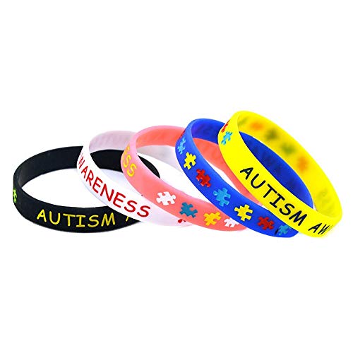 Autism Awareness Puzzle Pieces Support Silicone Bracelet Wristband (All Styles)