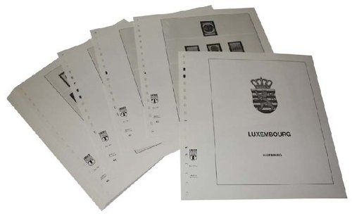 Feuilles pré-imprimées Luxembourg 2025 Lindner-T album classeur de timbres