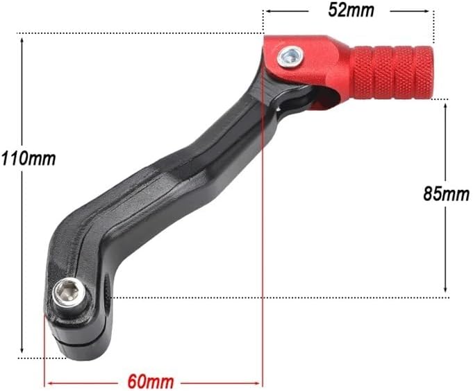 Motorbike Gear Shifter Motorcycle Folding Aluminum Gear Shift Lever for CG CB NC 125 150 200 250 450 ATV Dirt Pit Bikes