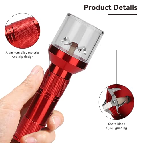 Moedor de pó elétrico, moedor de ervas de tabaco de alumínio, misturador de pó para unhas, ferrament