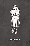  NOTIZBUCH A5 Dotted: Vintage Liebhaber Notizheft GEPUNKTET 120 Seiten - 50er Jahre Kleid Notizblock Rockabilly Kleid Skizzenbuch - Vintage Geschenk für Retro Liebhaber Vintage Liebhaber 90er Kind