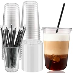 16OZ-Black Straw
