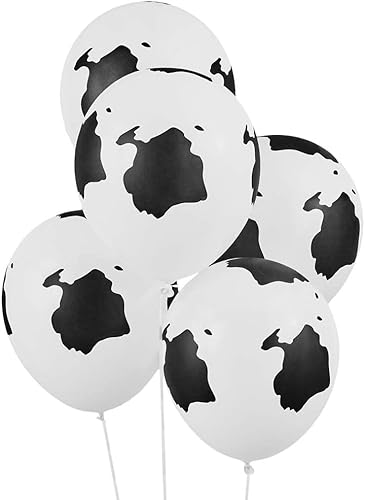 xo, Fetti Globos de látex con estampado de vaca, 25 unidades, 12 pulgadas, decoraciones de despedida de soltera, último rodeo, despedida de soltera,