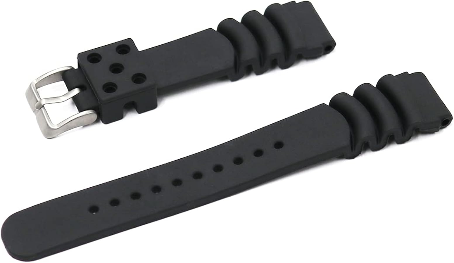 Amazon | セイコー ダイバーズ 互換 ラバー ベルト 20mm ウレタン