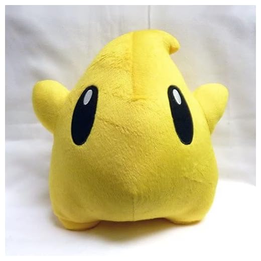AILAAH Super Mario Galaxy All Star Collection Mario Rosalina&Luma Plush Stuffed Toy 10” Age 3+ Yellow