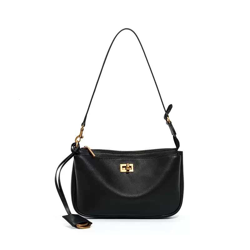 Genuine Leather Underarm bag for Women, Ladie Handbag Crossbody Bags, Shoulder Bag Purses with Adjustable Strap