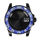 Gladiaond 1 orologio subacqueo in oro rosa da 40 mm con cassa e cinturino lucido, lunetta in ceramica for Miyota 8215, vetro zaffiro(No strap 19)