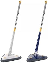 ممسحة مثلثة من المايكروفايبر لتنظيف كل زاوية مخفية بسهولة من قطعتين