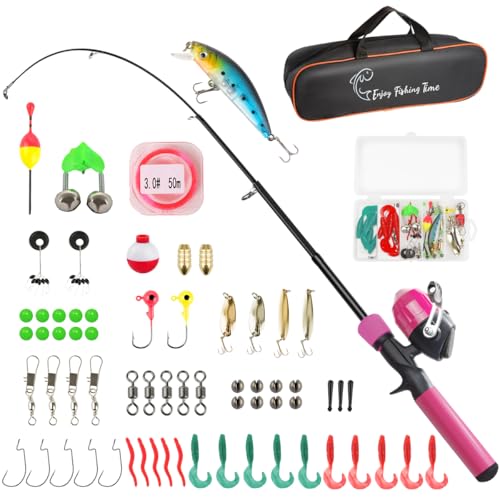 Kids Fishing Pole Kit with 59