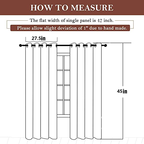 Zokyer Wine Kitchen Curtains Grape Black Brown Burgundy Fruit Glass Cute Women Bottle Rustic Farmhouse Country Romantic 27.5" W X 45" L Window Curtain For Living Room Set 2 Panels Rod Pocket Drapes #TOP4