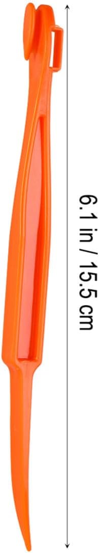 5Pcs Long Orange Peelers, Plastic Fruit Slicer Cutter Kitchen Gadget image 2