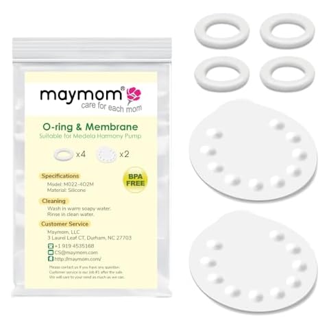 Maymom Replacement O-Rings and Membranes for Medela Harmony Pump Cover
