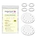 Replacement Parts for Medela Harmony Manual Pump; 4 O-rings, 2 Membranes by Maymom