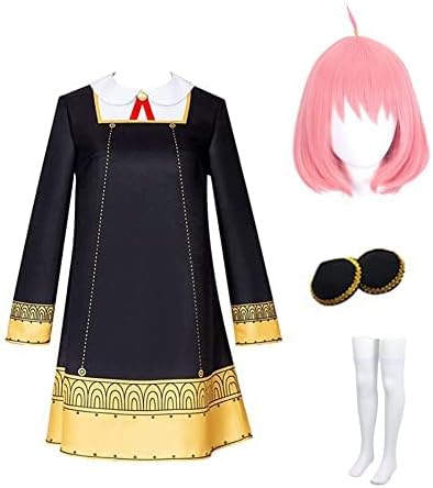 Anime Cosplay Costume Dress Suit Unifrom Outfit With Wig Halloween Party