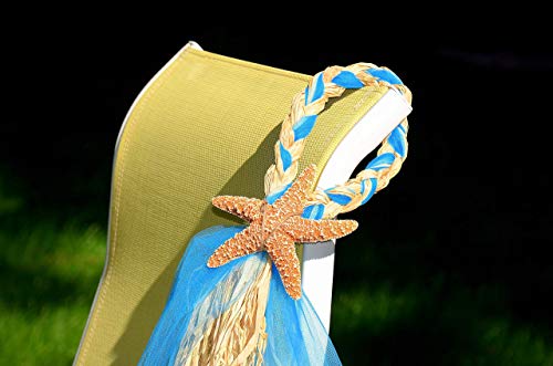Tikki Wedding,Destination Wedding Decor,Wedding Aisle Chair Decorations, Wedding Aisle Chair Decor,Raffia Chair Hangers,Beach Aisle Decor,Beach Aisle Runner,Beach Aisle Decorations, #TOP4