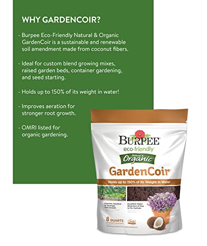 Burpee Natural & Organic Gardencoir, 8 Quart, (1 Pack) #TOP1