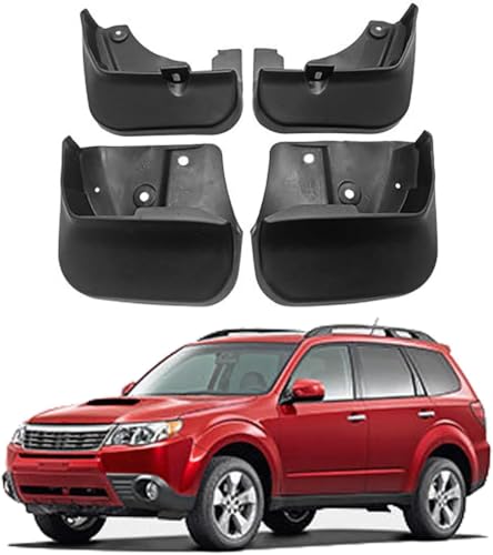 Bavettes pour Subaru Forester 2009-2012 : Garde-boue avant arrière