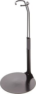 Kaiser Doll Stand 2275, Box of 12 - Black Doll Stands for 11" to 12" small-waisted Fashion Dolls like Barbie