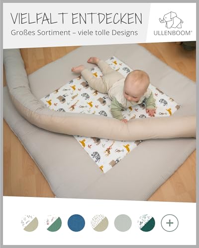 Ullenboom ® Rivestimento Per Fasciatoio 75X85 Cm Savana Di Sabbia (Made In Eu) - Coprifasciatoio In Cotone Naturale, Coperta Per Il Fasciatoio, Motivo: Stelle, Pois - 7