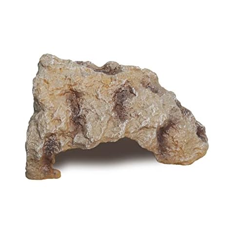 Reptiliengestein Reptilienversteck Höhle Versteck Terrarium Habitat Dekor Ornament für kleine Eidechsen Schlange Schildkröte Frösche Amphibien klein Cover
