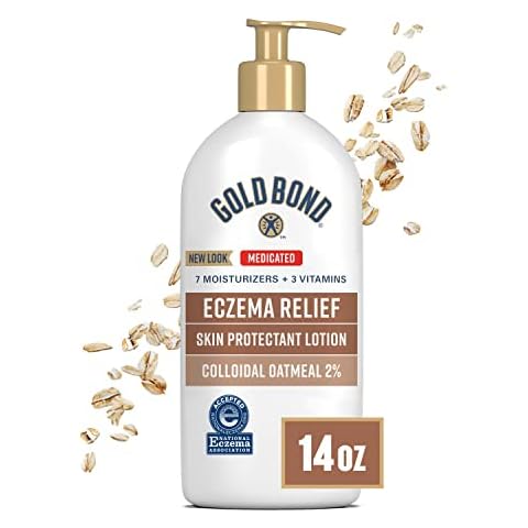 Gold Bond Medicated Extra Strength Body Lotion, 14 oz., Moisturizes, Relieves & Soothes, Skin Moisturizer Cover