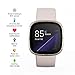 Fitbit Sense Advanced Smartwatch with Tools for Heart Health, Stress Management & Skin Temperature Trends, White/Gold, One Size (S & L Bands Included)