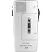 Philips Pocket Memo LFH0488 Analoges Mini-Kassetten Diktiergerät (Schiebeschalter, wählbare Mikrofonempfindlichkeit, autom. Aufnahmeaussteuerung, Sprachaktivierung, Briefende-Ton) silber