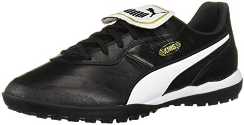 PUMA Erkek King Top TT Spor Ayakkabı, Siyah/Beyaz, 37.5 EU