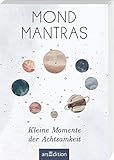  Mondmantras: Kleine Momente der Achtsamkeit  Kartenbox mit 50 Kärtchen