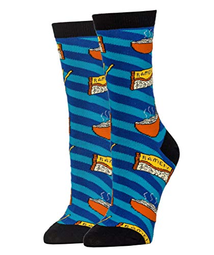 Oooh Yeah! Socks, Womens Cotton Crew Socks (Rock'in Ramen) #TOP19