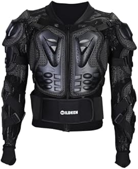 WILDKEN Motorcycle Protective Jacket Motocross Body Armour Motorbike Body Guard ATV Cycling Spine Protector Racing Clothing Protection Gear Enduro Sports Armour Motorcycle Jacket for MTB,Dirt Bike