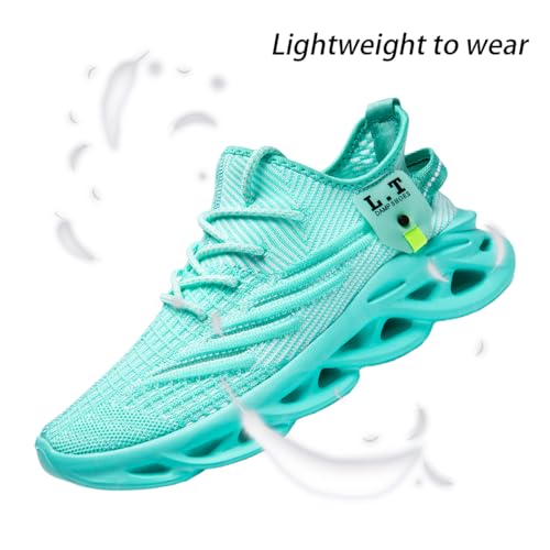 Image of DLWKIPV Women Running Shoes Walking Training Sneakers Sport Gym Fitness Tennis Shoes Non Slip Comfortable Lightweight Fashion Shoe for Casual Jogging Mesh Breathable Sneaker