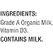 Horizon Organic Shelf Stable Whole Milk Box, USDA Certified Organic UHT Milk from Pasture-Raised Cows, No Refrigeration Required, 8 fl oz