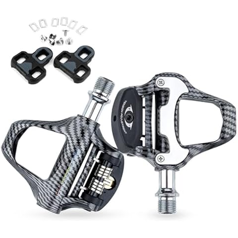 HOUSON Carbon Fiber Bike Pedals with KEO Compatibility Cover