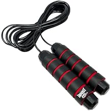 Tapout Weighted Jump Rope - Adjustable Length for Full-Body Workout, Durable & Comfortable Grip for Cardio, Strength Training & Endurance