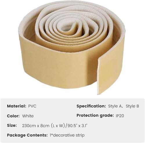 Rodapié de espuma autoadhesivo de 5m moldura de pared flexible 4