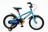 DEPORBIKES Bicicleta 16 Pulgadas niño | Bicicleta niño 5-7 años + Frenos V-Break + Estabilizadores + Cuadro Acero | Segura y Resistente