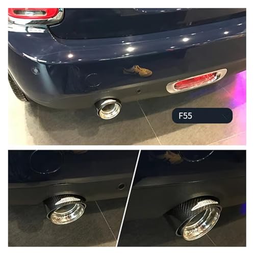 Embout d'échappement carbone Mini Cooper S finition carbone véritable
