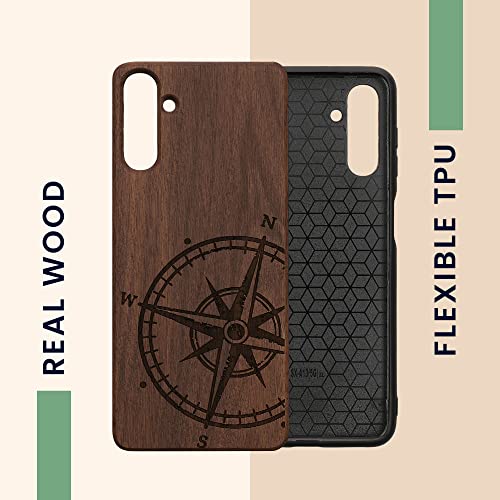 image for kwmobile Wood Case Compatible with Samsung Galaxy A13 5G - Phone Case 