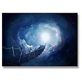Photographie en vinyle Destination 15,2 x 10,2 cm – Surreal Heaven Road Space Art Print 15 x 10 cm (6 x 10,2 cm) 280 g/m² satin brillant photo #3854