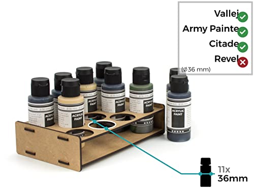 PROSCALE Porta Colori acrilici per modellismo