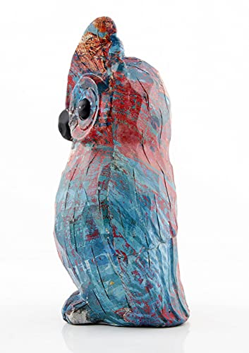 Colorful Owl Figurine Statue Sculpture Owl Decor Gifts #TOP2