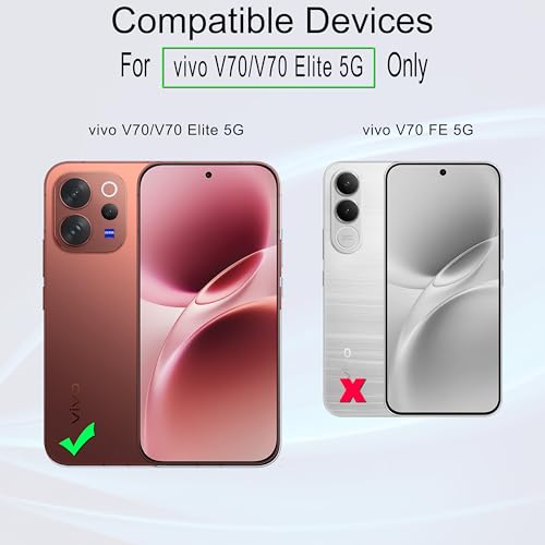 Image of Ibywind for vivo V70 /V70 Elite 5G Screen Protector,2-Pack,9H Hardness Tempered Glass with Camera Lens Protector,Easy Installation Tool,Bubble-Free,Fingerprint Unlock,Anti-Shatter,Anti-Scratch