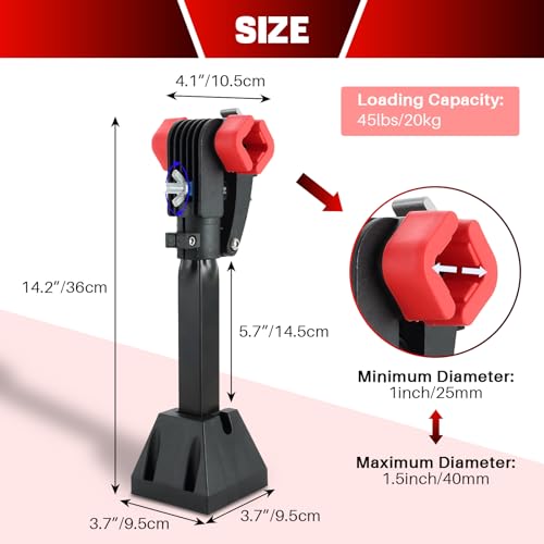 DASBET Suporte de reparo de bicicleta montado na parede | Suporte de trabalho dobrável para manutenç